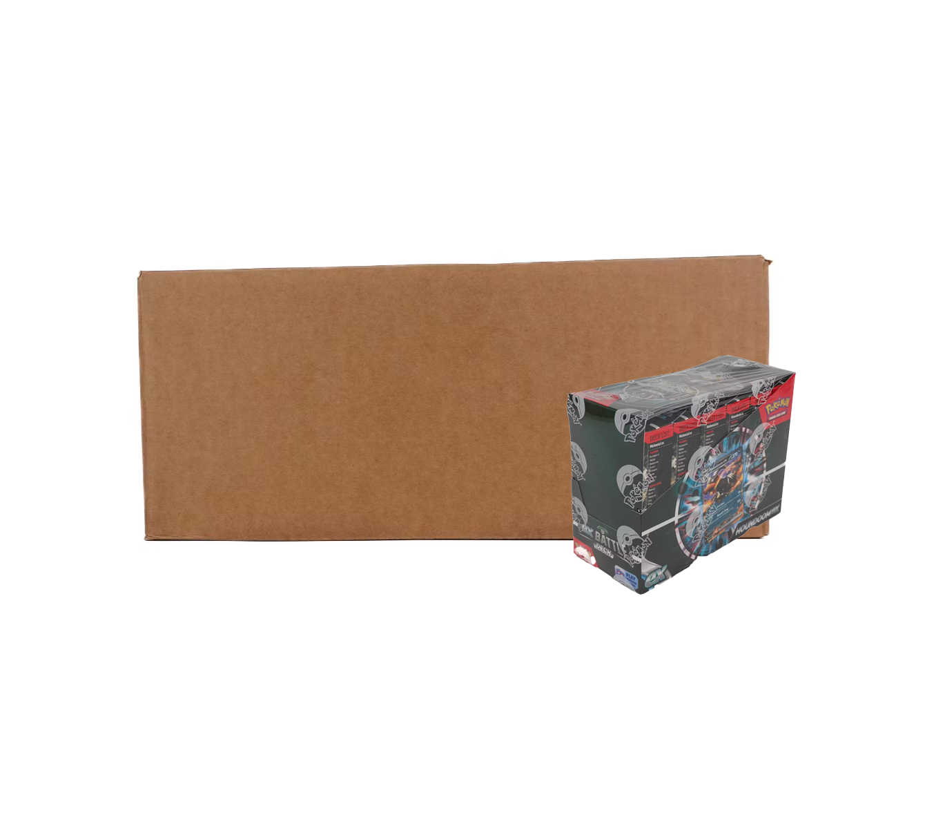 s680129065388134146_p5298_i1_w1340 Pokemon EX Battle Deck: Melmetal EX & Houndoom EX Deck 4-Box Case (Preorder) - Image 1