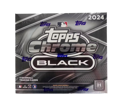 2024 Topps Chrome Black Baseball Hobby Box