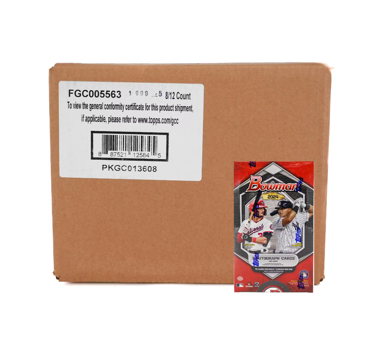 s680129065388134146_p5333_i9_w1294 2024 Bowman Baseball Jumbo 8-Box Case - Image 1