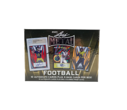 2024 Leaf Metal Draft Football Jumbo Box