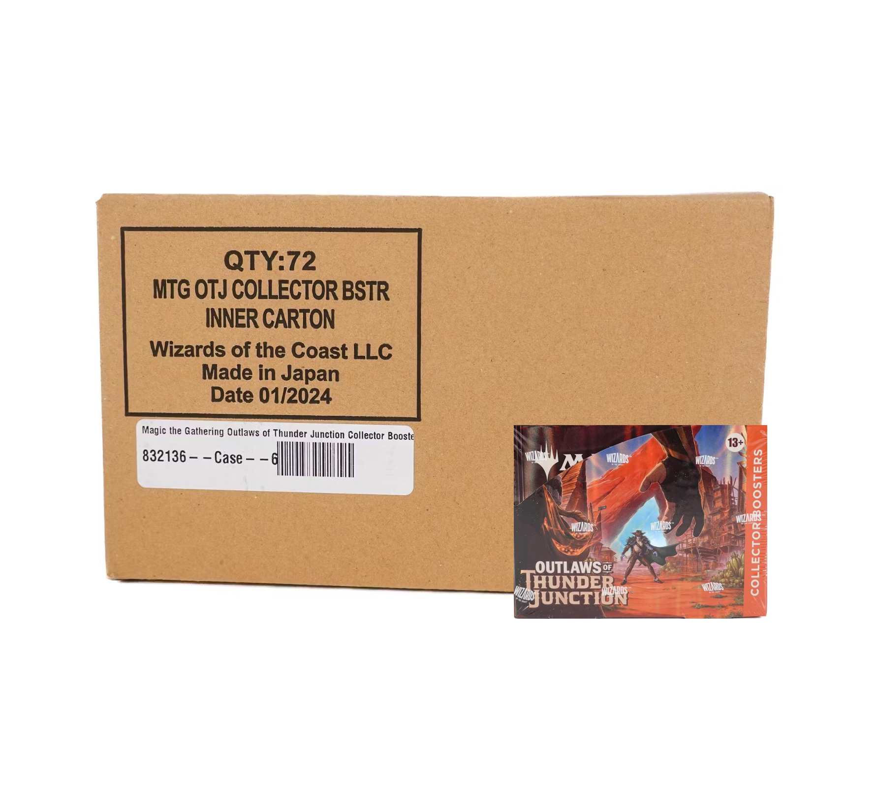 s680129065388134146_p5358_i2_w1782 Magic MTG Outlaws of Thunder Junction Collector Booster 6-Box Case - Image 1