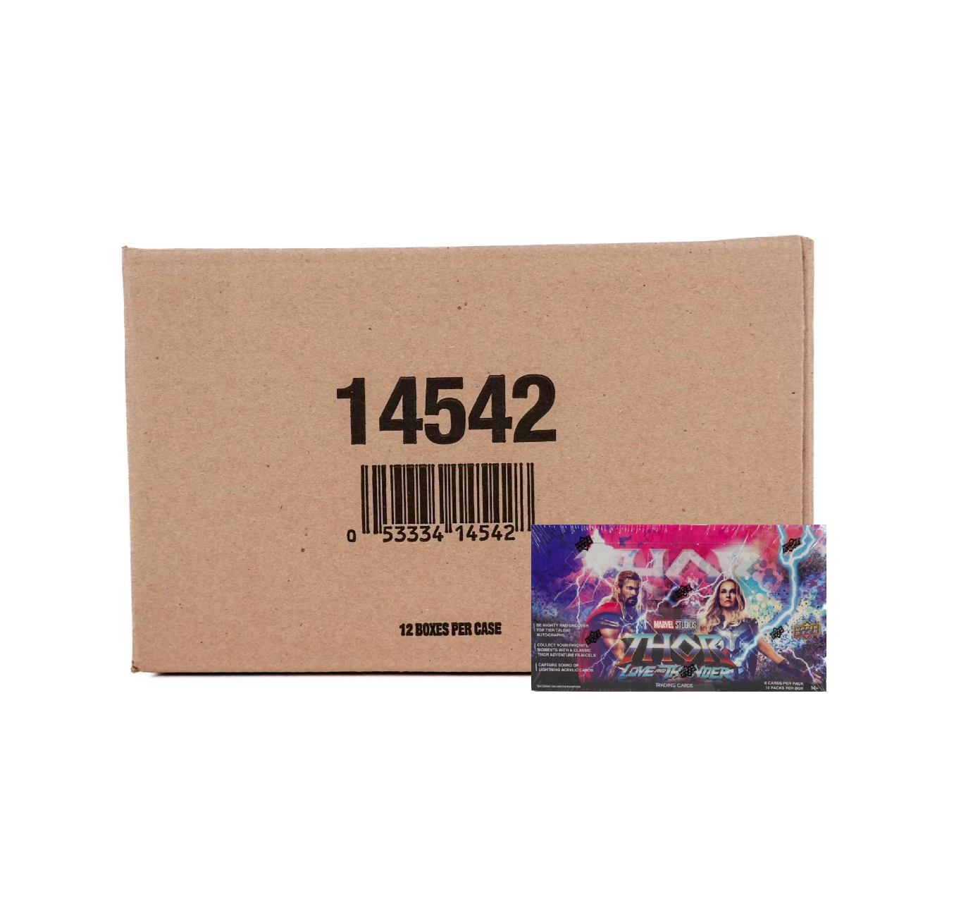 s680129065388134146_p5363_i2_w1364 2024 Upper Deck Marvel Studios Thor Love and Thunder Hobby 12-Box Case - Image 1