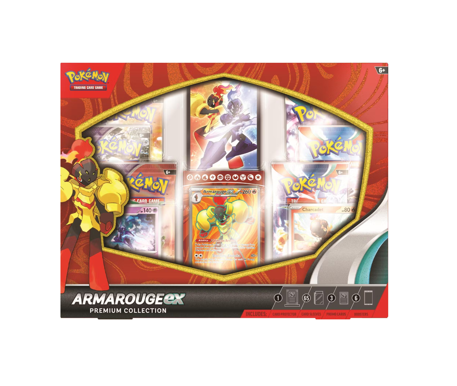 s680129065388134146_p5368_i1_w1542 Pokemon Armarouge ex Premium Collection 6-Box Case - Image 1