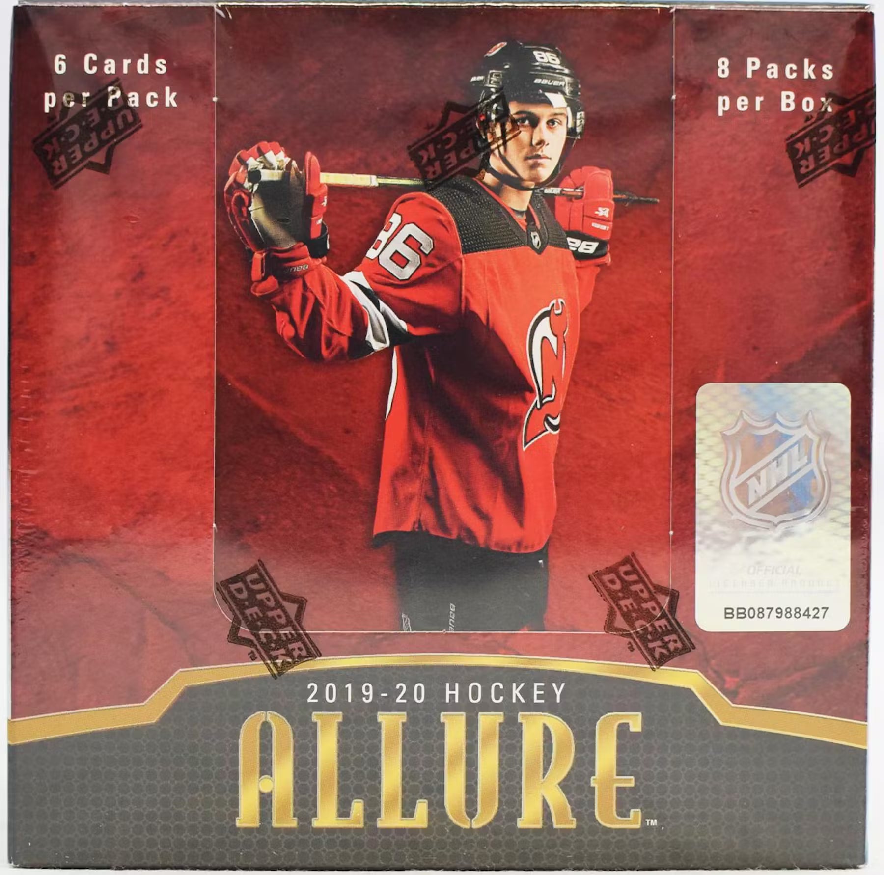 s680129065388134146_p539_i6_w1800 2019/20 Upper Deck Allure Hockey Hobby Box - Image 1