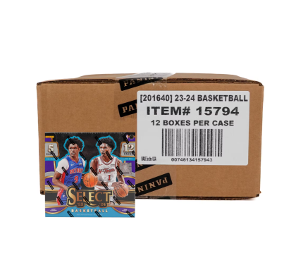2023-24 Panini Select Basketball Hobby 12-Box Case