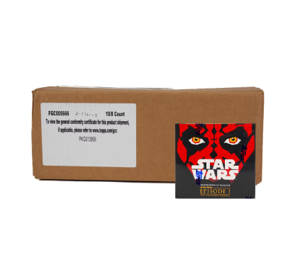 2024 Topps Star Wars The Phantom Menace Chrome Sapphire Edition Hobby 10-Box Case
