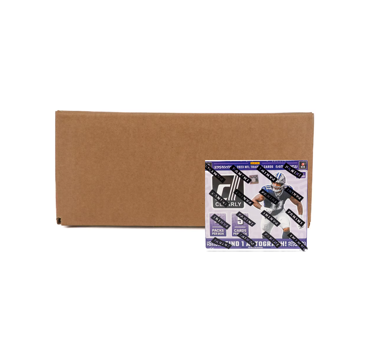 s680129065388134146_p5464_i8_w1452 2023 Panini Clearly Donruss Football Hobby 16-Box Case - Image 1
