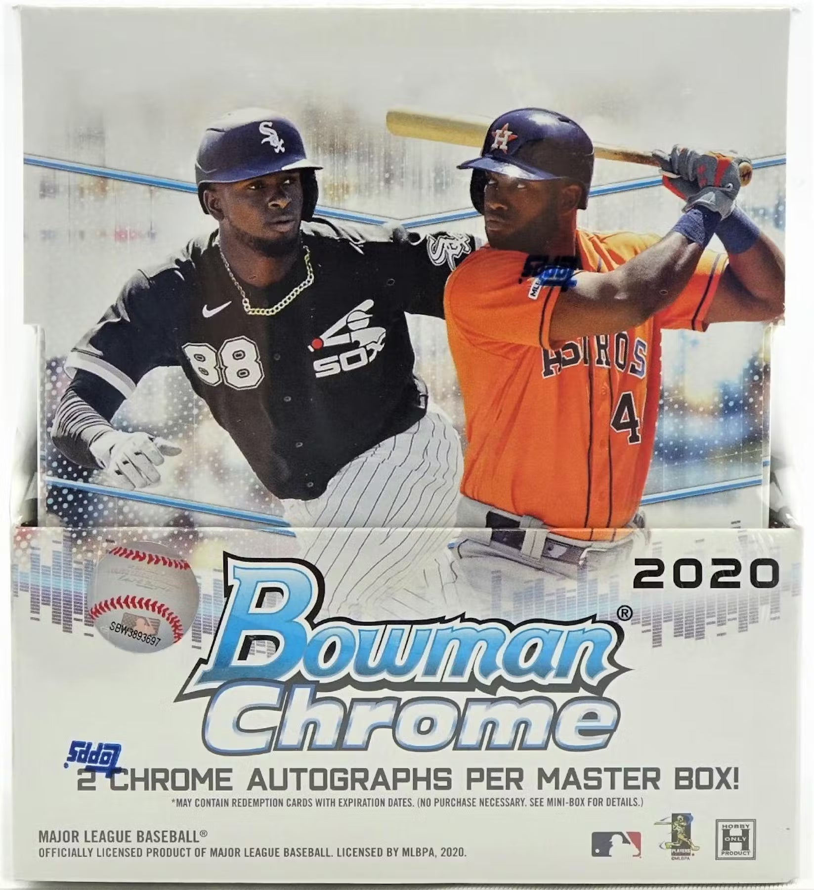 s680129065388134146_p572_i6_w1647 2020 Bowman Chrome Baseball Hobby Box - Image 1