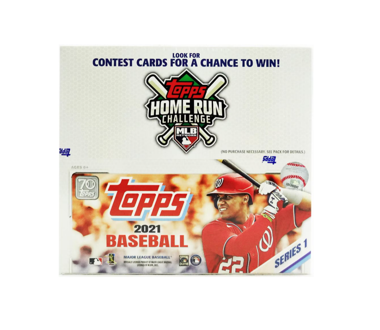 s680129065388134146_p616_i4_w1270 2021 Topps Series 1 Baseball Retail 24-Pack Box - Image 1