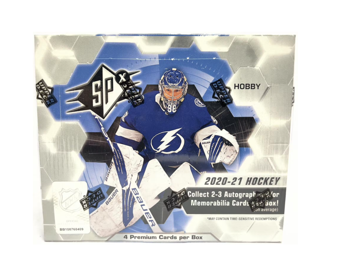 s680129065388134146_p622_i3_w1174 2020/21 Upper Deck Spx Hockey Hobby Box - Image 1