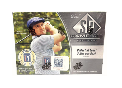2021 Upper Deck SP Game Used Golf