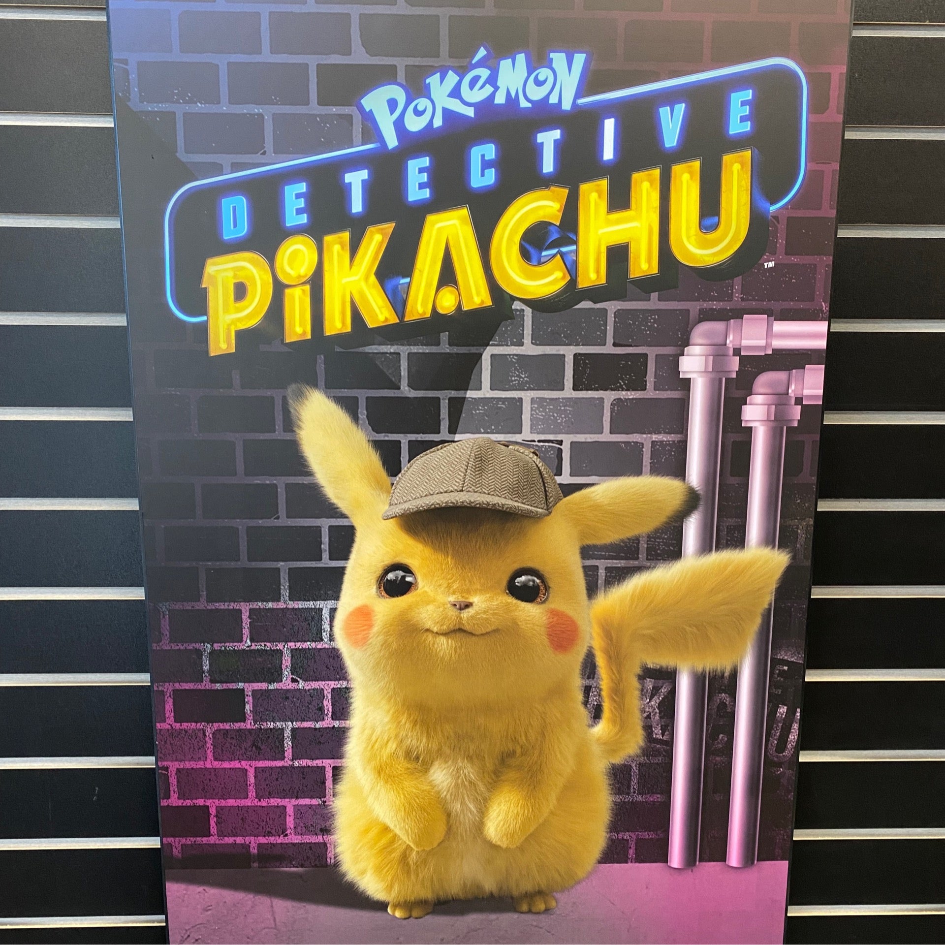 s680129065388134146_p678_i1_w1920 Detective Pokémon Pikachu Wood Print 34x22 - Image 1