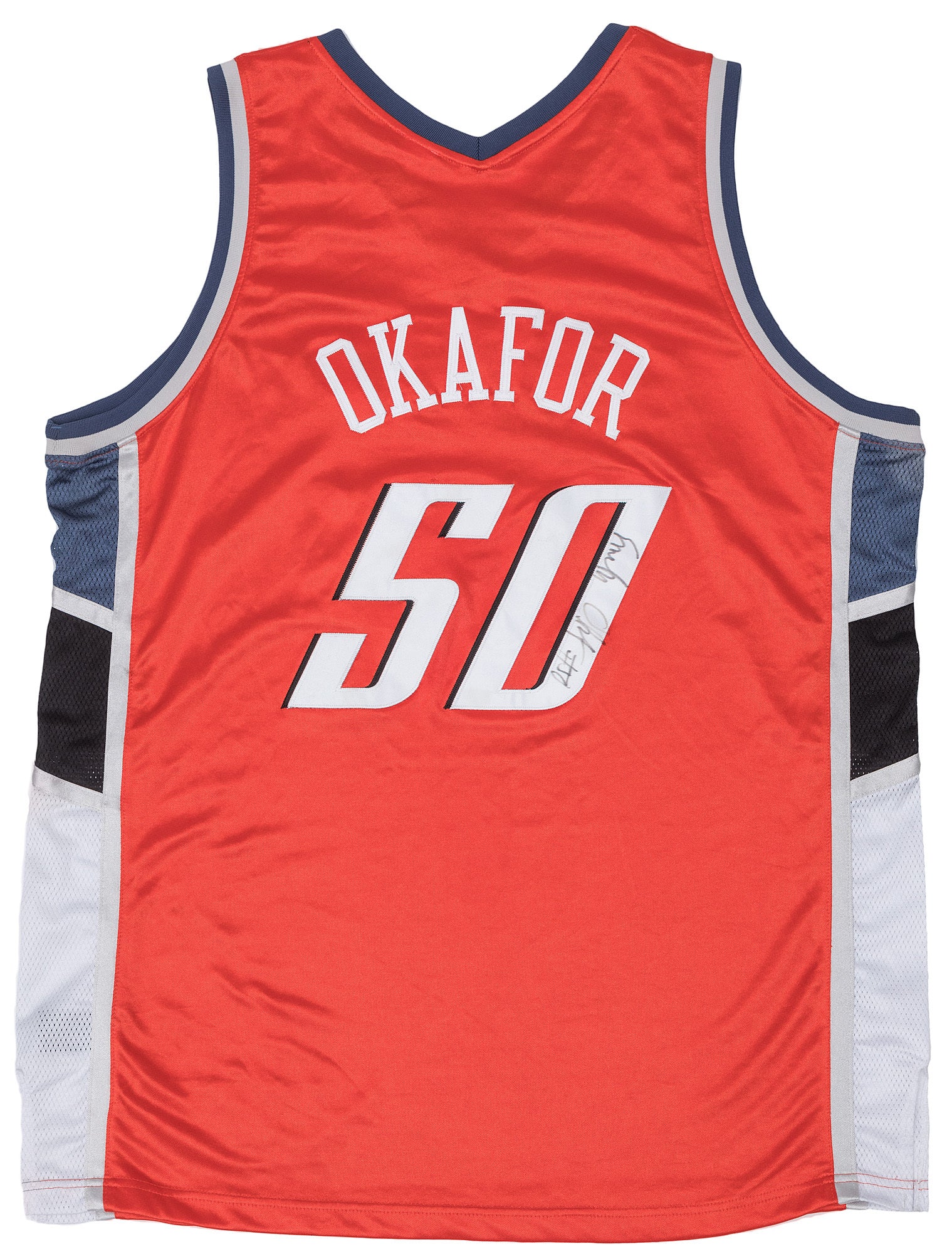 s680129065388134146_p716_i2_w1519 Jahlil Okafor Signed Jersey COA - Image 1