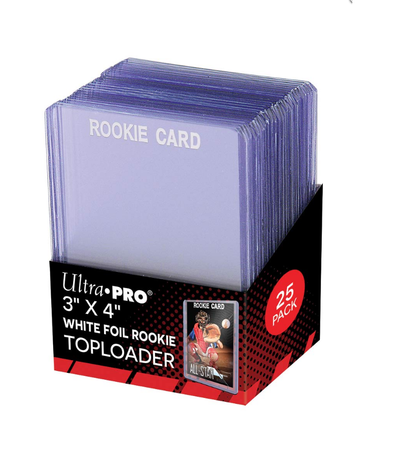 s680129065388134146_p740_i3_w808 Ultra Pro 3x4 White Rookie 35pt Top Loaders 25ct - Image 1
