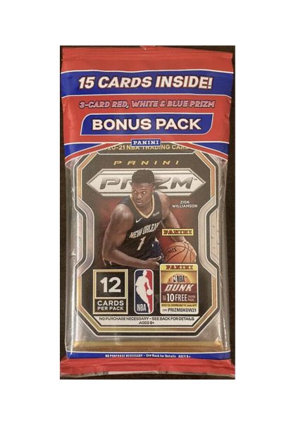 2020/21 Panini Prizm Basketball Cello Pack