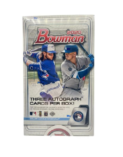 2020 Bowman Baseball Jumbo HTA 8 Box Case