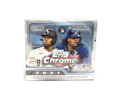 2021 Topps Chrome Baseball Jumbo Hobby Box