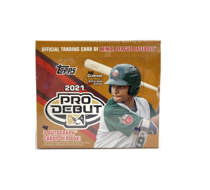 2021 Topps Pro Debut HTA Jumbo Box
