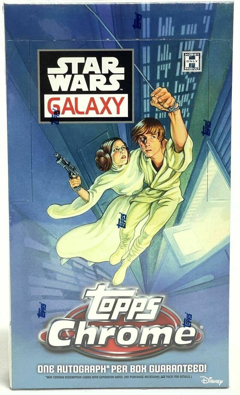 s680129065388134146_p923_i2_w800 2021 Topps Star Wars Chrome Galaxy 12 Box Hobby Case - Image 1