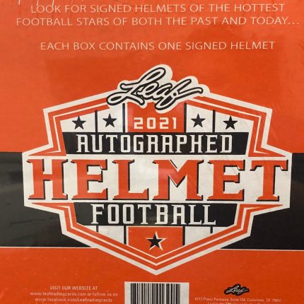 2021 Leaf Autographed Helmet