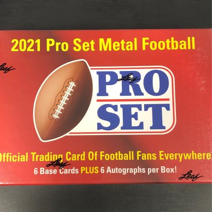2021 Pro Set Metal Football Hobby Box