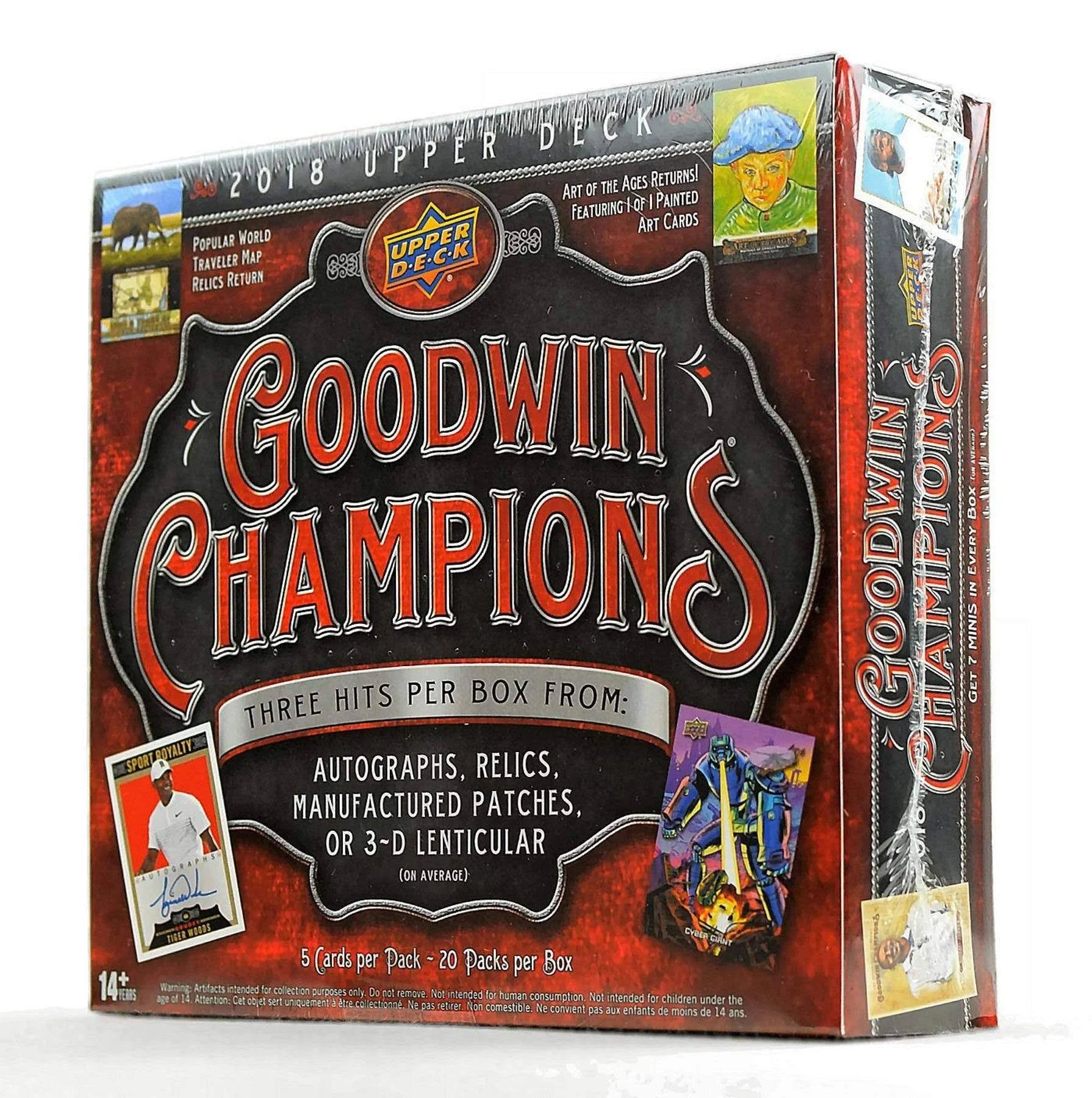 shopping 2018 Upper Deck Goodwin Champions Hobby Box - Image 1